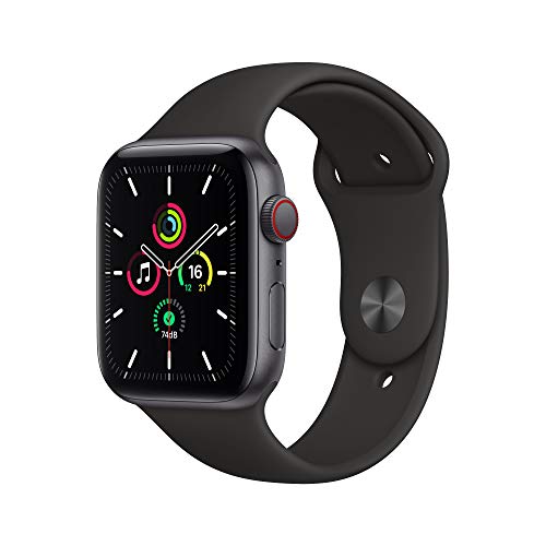 Nuevo Apple Watch SE (GPS + Cellular, 44 mm) Caja de Aluminio en Gris Espacial - Correa Deportiva Negra Nuevo Apple Watch SE (GPS + Cellular, 44 mm) Caja de Aluminio en Gris Espacial - Correa Deportiva Negra