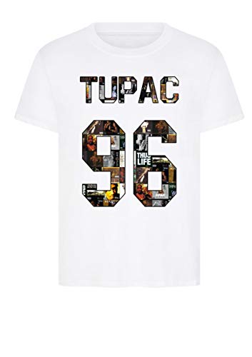 Nuevo Unisex Tupac 96 camiseta superior, Hip Hop Legend West Cost Rap Zoo 2pac notorious Big Biggie Smalls