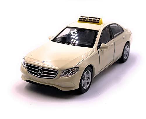 Onlineworld2013 E-Class Taxi Beige Model Car Auto Scale 1:34 con Licencia