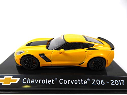 OPO 10 - Coche 1/43 Colección Supercars Compatible con Chevrolet Corvette Z06 2017 (S53)