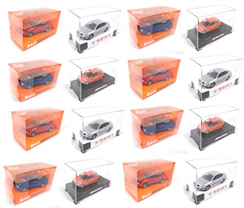 OPO 10 - Lote de 16 Coches 1/87 Ho Herpa y AWM, Compatible con Seat: Cordoba + Toledo + Arosa