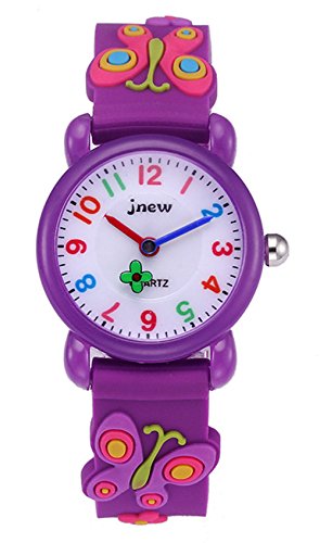 Orologio analogico da polso per bambine, bambini sport impermeabile 3D cute Cartoon per bambini, ragazzi ragazze insegnamento orologi da polso Toddler Gift