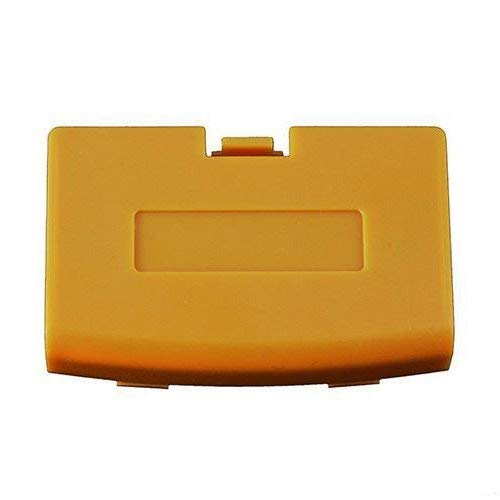 OSTENT Reemplazo de la reparación de la tapa de la puerta de la batería Compatible para la consola Nintendo Gameboy Advance GBA - Color amarillo