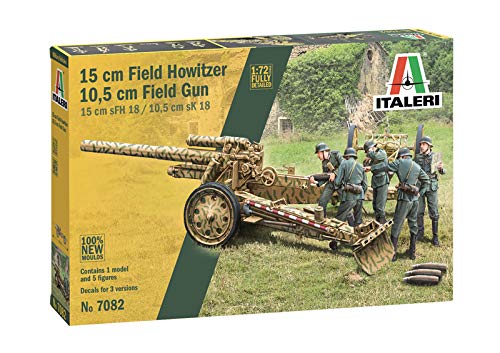 Outletdelocio.. Italeri 7082. Maqueta Cañon Aleman 15cm Field Howitzer. Kit de Montaje. Escala 1/72 Outletdelocio.. Italeri 7082. Maqueta Cañon Aleman 15cm Field Howitzer. Kit de Montaje. Escala 1/72