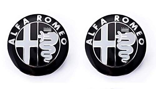 Pack de Emblemas para capo y maletero 74mm de repuesto. Insignia Negra (2 Unidades) Pack de Emblemas para capo y maletero 74mm de repuesto. Insignia Negra (2 Unidades)