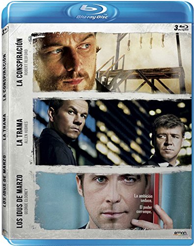 Pack: Redford + Clooney + Hughes (La Conspiración + Los Idus De Marzo + La Trama) [Blu-ray]