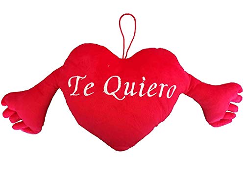 Peluche Te Quiero Cojín Almohada San Valentín Enamorados Parejas Regalos Originales (con Brazos (TE Quiero)) Peluche Te Quiero Cojín Almohada San Valentín Enamorados Parejas Regalos Originales (con Brazos (TE Quiero))