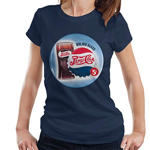 Pepsi Cola Retro Big Glass Women's T-Shirt