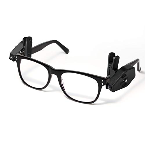 Pequeña Lámpara LED de lectura para las gafas, con pinzas, accesorio práctico para leer o concentrarse sin iluminar mucho la habitación Pequeña Lámpara LED de lectura para las gafas, con pinzas, accesorio práctico para leer o concentrarse sin iluminar mucho la habitación