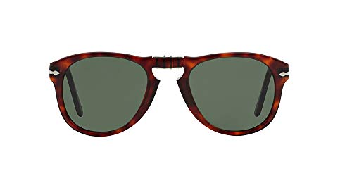 Persol 0Po0714 24/31 52 gafas de sol, Marrón (Havana/Grey Green), Unisex-Adulto