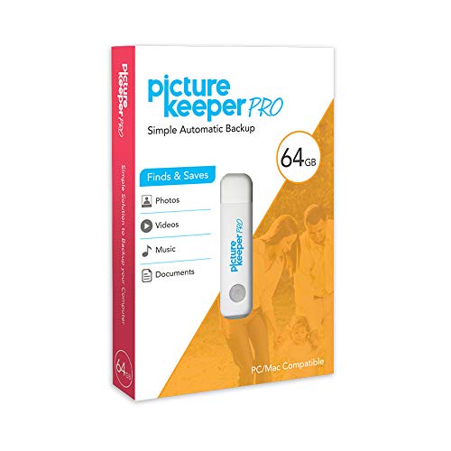 Picture Keeper Pro 64 GB el Final en Ordenador Copia de Seguridad y Dispositivo de Almacenamiento para PC y Mac Ordenadores