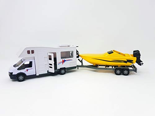 PLAYJOCS GT-6250 Auto Caravana con lancha y Remolque (4937) PLAYJOCS GT-6250 Auto Caravana con lancha y Remolque (4937)