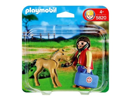 PLAYMOBIL Duo Pack Veterinaria + Potro