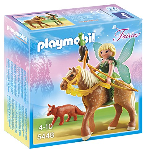 PLAYMOBIL Hadas - Hada del Bosque Diana con Caballo (5448)