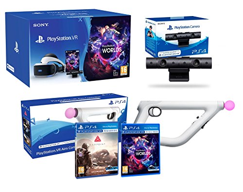 PlayStation VR "Farpoint Pack" + AimController + VR Worlds + Camara V2