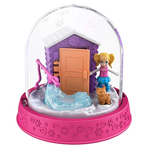 Polly-Pocket Mattel Mini GNG67 - Bola de nieve para invierno (8 x 8 cm)