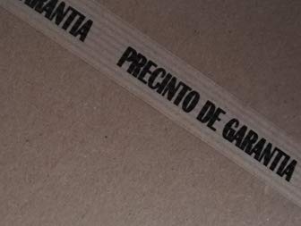 Precinto de garantía (español)- 20 Metros cinta papel kraft adhesivo