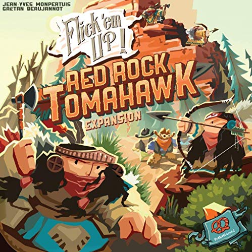Pretzel Games - Flick'em Arriba! Red Rock Tomahawk expansión - inglés