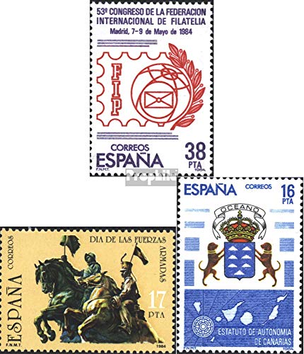 Prophila Collection España Michel.-No..: 2632,2635,2636 (Completa.edición.) 1984 FIP, ejército, Kanarische Islas (Sellos para los coleccionistas) Militar