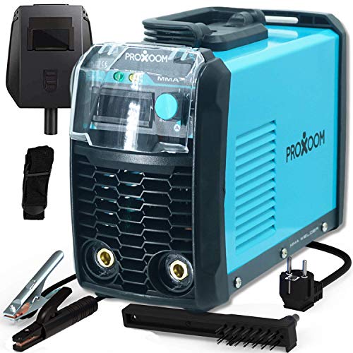 PROXOOM Soldador Inverter IGBT Profesional MMA. Máquina Soldador de Electrodo Portátil. 5.4KVA Pantalla Digital. Accesorios Incluidos PROXOOM Soldador Inverter IGBT Profesional MMA. Máquina Soldador de Electrodo Portátil. 5.4KVA Pantalla Digital. Accesorios Incluidos