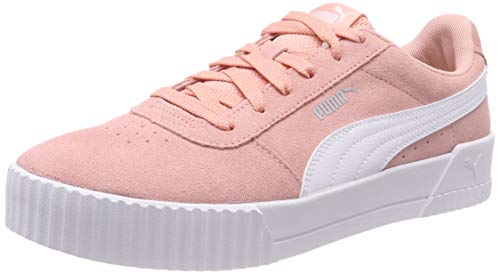 Puma Carina Zapatillas Mujer, Rosa (Peach Bud-Puma White-Puma Silver), 36 EU (3.5 UK)