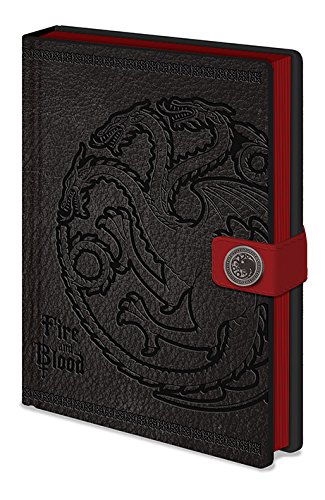 Pyramid International - Libreta Premium A5 De Juego De Tronos, Modelo Targaryen Pyramid International - Libreta Premium A5 De Juego De Tronos, Modelo Targaryen