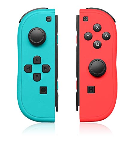 QUMOX Reemplazo del Controlador Mando Joy-con para Nintendo Switch con Correas