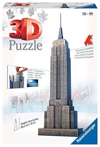 Ravensburger - Puzzle 3D, diseño Empire State Building (12553 1)
