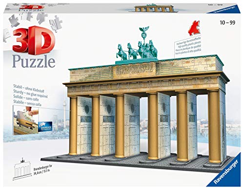 Ravensburger - Puzzle 3D, diseño Puerta de Brandenburgo (12551 7)