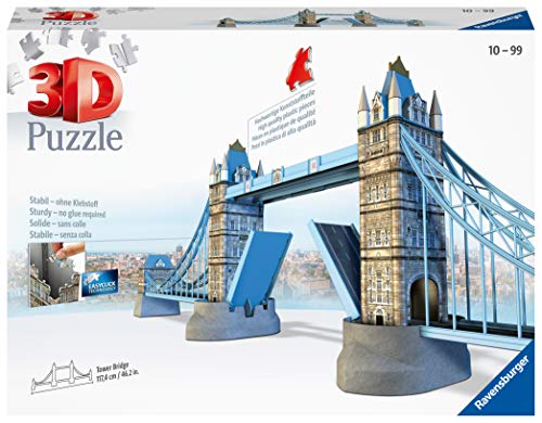 Ravensburger - Puzzle 3D, diseño Tower Bridge (12559 3)