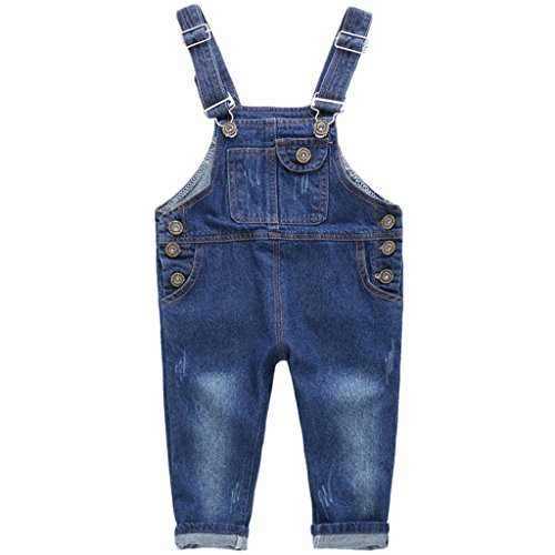 r.b.hickory Niños Bebé Pantalones de Peto Vaqueros Overalls Pantalón Largo Ajustable 4-5 Años