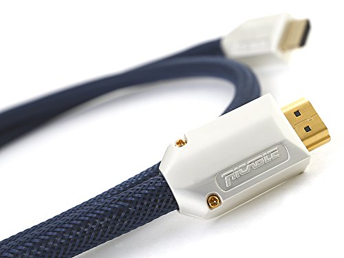Ricable F75 Supreme 7,5 m - Cable HDMI 2.0 Ultra HD 4K HDR Bandwith 29 Gbps para Canales y corrugados