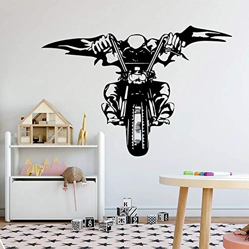 Rider motocicleta vinilo pared pegatina decoración de la casa pared pegatina pared pegatina pared