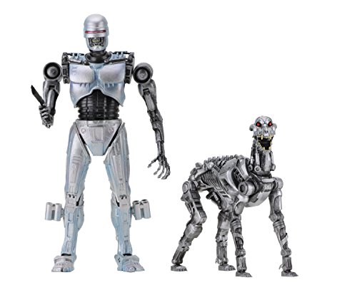 RoboCop vs The Terminator Figuras EndoCop & Terminator Dog Neca