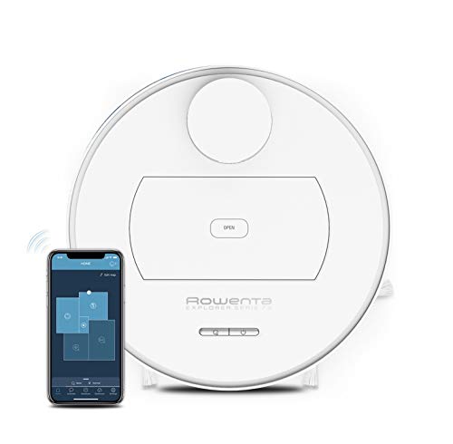 Rowenta X-plorer Serie 75 RR7647 Robot aspirador con mopa con mapeo 2700 Pa, especial mascotas y alergias, compatible con smartphones y asistentes de voz con 3 mopas: estándar, Animal Scrub y Allergy Rowenta X-plorer Serie 75 RR7647 Robot aspirador con mopa con mapeo 2700 Pa, especial mascotas y alergias, compatible con smartphones y asistentes de voz con 3 mopas: estándar, Animal Scrub y Allergy