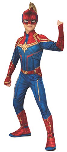 Rubie's- Captain Marvel Economy Hero Disfraz Infantil, Multicolor, M (700594)