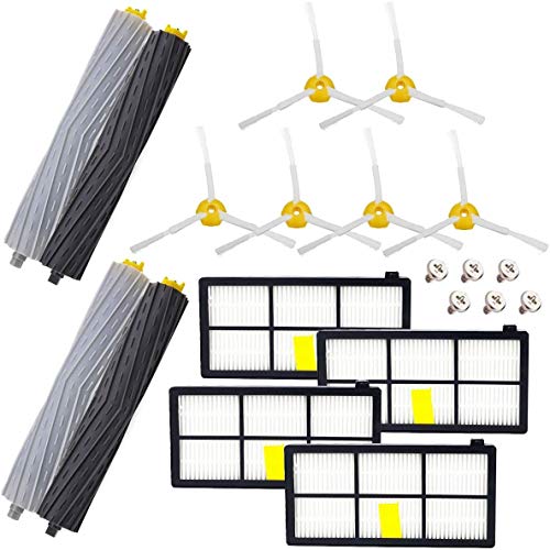 SAFETYON Accesorios para iRobot Roomba 20 Piezas 805 860 861 870 871 880 885 890 960 961 964 966 970 980, Recambios Roomba Serie 800 900 para Kit de Repuestos de iRobot Roomba Aspiradoras SAFETYON Accesorios para iRobot Roomba 20 Piezas 805 860 861 870 871 880 885 890 960 961 964 966 970 980, Recambios Roomba Serie 800 900 para Kit de Repuestos de iRobot Roomba Aspiradoras