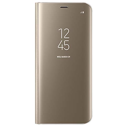 Samsung Clear View Cover, Funda para smartphone Samsung Galaxy S8, Oro