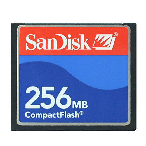 Sandisk Uso de tarjeta CompactFlash de 256 MB para cámara