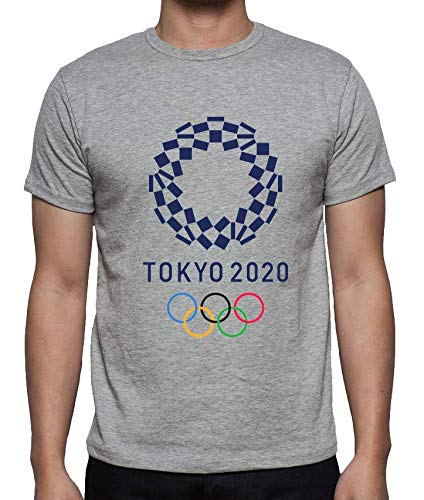 Sartamke Tokyo 2020 Olympics Camiseta Cuello Redondo Hombre XX-Large