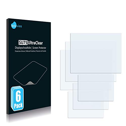 savvies Protector Pantalla Compatible con Vtech V.Smile Cyber Pocket (6 Unidades) Pelicula Ultra Transparente