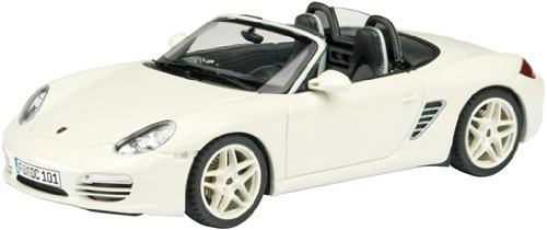 Schuco 450728700 Porsche Boxster 2.ª generación - Coche descapotable a Escala 1:43 en Color Blanco, edición Limitada de 1000 Unidades