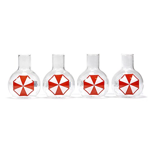 Set de 4 Vasos Chupito Resident Evil - Umbrella Corp.