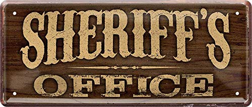 Sheriff's Office Western Wild West 1193 - Cartel decorativo (28 x 12 cm) Sheriff's Office Western Wild West 1193 - Cartel decorativo (28 x 12 cm)