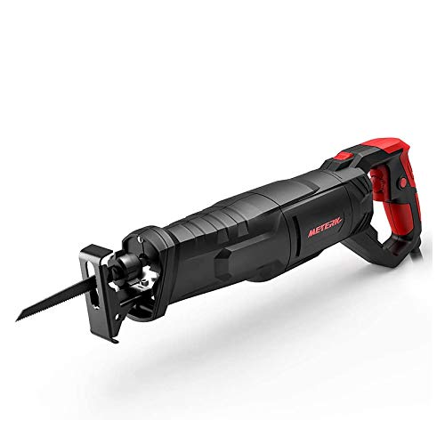 Sierra Sable Meterk 850w 0-2800SPM Velocidad Variable con 2 hojas de sierra, 90°Manija Giratoria, luz LED, Cambio de Hojas sin Herramienta Sierra Sable Meterk 850w 0-2800SPM Velocidad Variable con 2 hojas de sierra, 90°Manija Giratoria, luz LED, Cambio de Hojas sin Herramienta