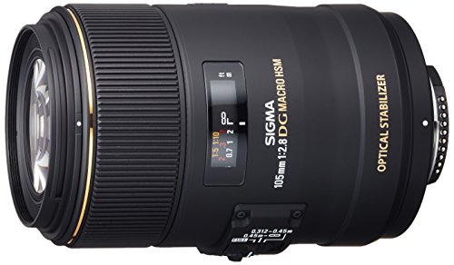 Sigma EX DG Macro NAFD OS HSM - Objetivo para Nikon (Distancia Focal Fija 105 mm, Apertura f/2.8-22, diámetro 79 mm) Color Negro