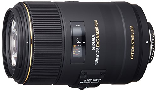 Sigma EX DG Macro NAFD OS HSM - Objetivo para Nikon (Distancia Focal Fija 105 mm, Apertura f/2.8-22, diámetro 79 mm) Color Negro Sigma EX DG Macro NAFD OS HSM - Objetivo para Nikon (Distancia Focal Fija 105 mm, Apertura f/2.8-22, diámetro 79 mm) Color Negro