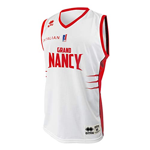 SLUC Nancy - Camiseta Oficial del hogar 2019-2020, N'est Pas Applicable, Unisex Adulto, Color Blanco, tamaño FR : 2XL (Taille Fabricant : 2XL)