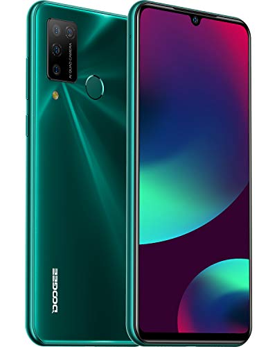 Smartphone, DOOGEE N20 Pro Móviles Libres 4G 6GB+128GB Android 10, Helio P60 Teléfono Móvil 6.3 Inch FHD+, Cámara Trasera Cuádruple 16MP, 4400mAh Smartphone Libre, Face ID& Huellas Dactilares - Verde Smartphone, DOOGEE N20 Pro Móviles Libres 4G 6GB+128GB Android 10, Helio P60 Teléfono Móvil 6.3 Inch FHD+, Cámara Trasera Cuádruple 16MP, 4400mAh Smartphone Libre, Face ID& Huellas Dactilares - Verde