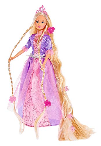 Smoby 5738831 Steffi Princesse - Muñeca Rapunzel con Vestido Color Morado